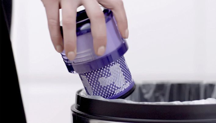 Überschüssiger Staub wird entfernt Überschüssiger Staub wird entfernt